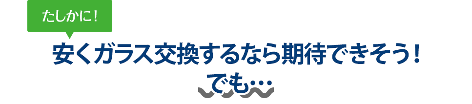 たしかに！ 安くガラス交換するならNINETAIL FOXさんは期待できそう！でも…