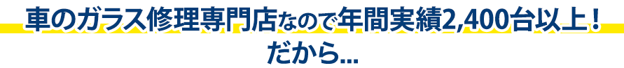 NINETAIL FOXは年間実績2,400台以上！だから…